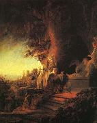 REMBRANDT Harmenszoon van Rijn The Risen Christ Appearing to Mary Magdalen, USA oil painting artist